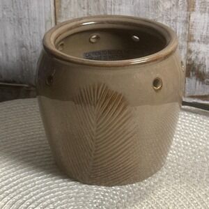 Scentsy Wax Warmer Brown Quill Feather - Retired - Base Only